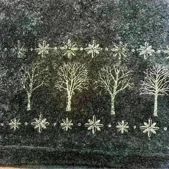 Vintage Artisans Fall Women’s Soft Fleece Quarter Zip Dark Gray Pullover Medium - Picture 8 of 8